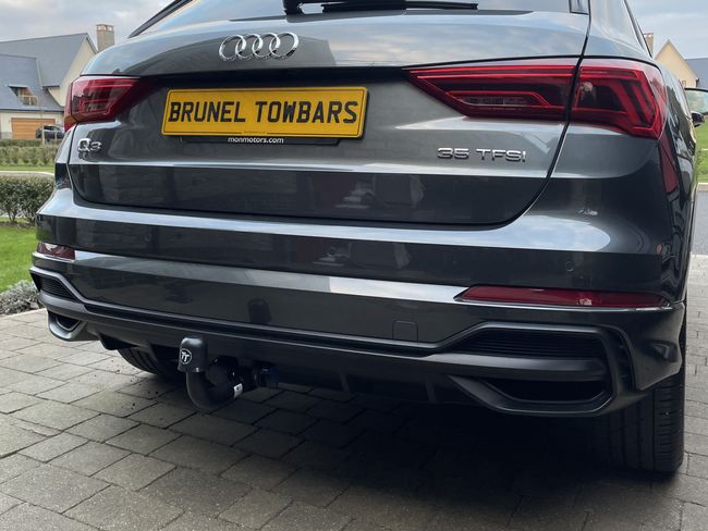 Audi Q3 Towbar supplied and fitted by Brunel Autoelectrics and Towbars
